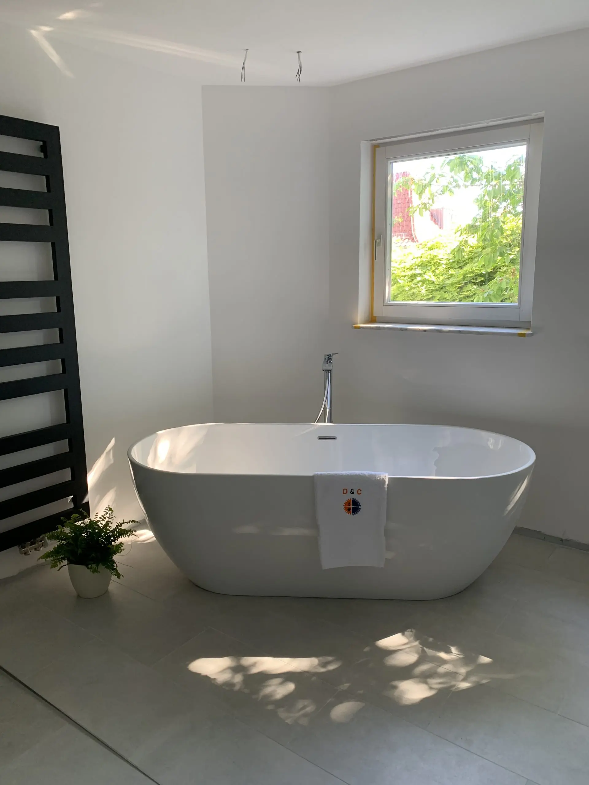 Moderne Sanitärinstallation